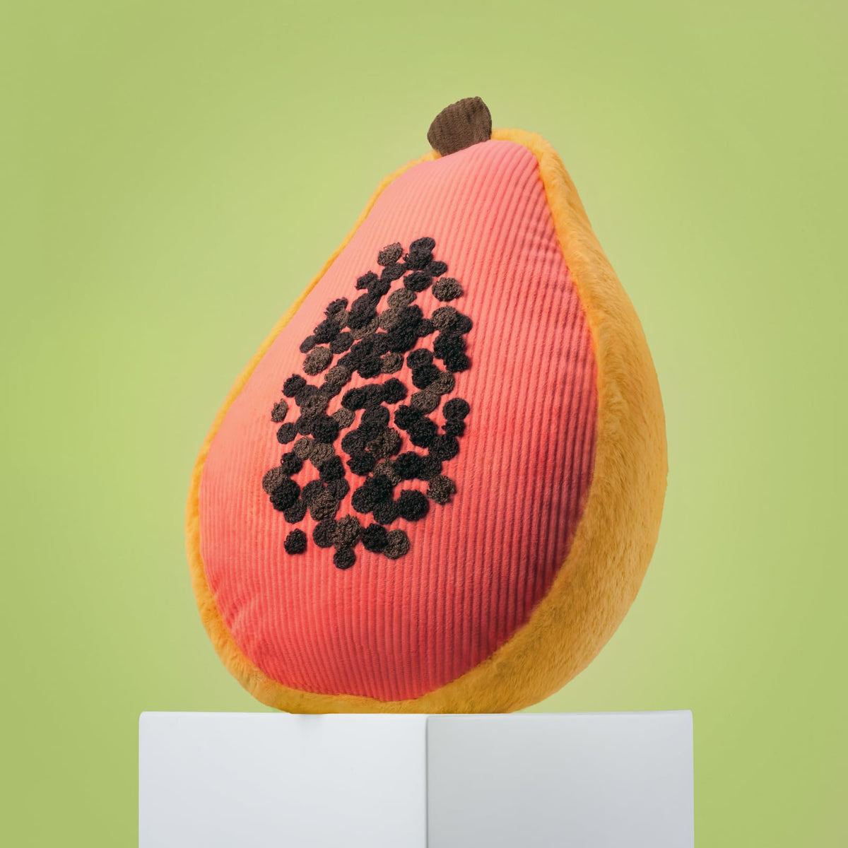 Phantoscope Fruit Shaped Pillow Series Cherry Shaped Throw Pillow, Fun Home Decor of Fruit Themed Cushions, Fall Decorative Pillow for Couch, Bed and Chair, Red, 15 x6.5 inches
