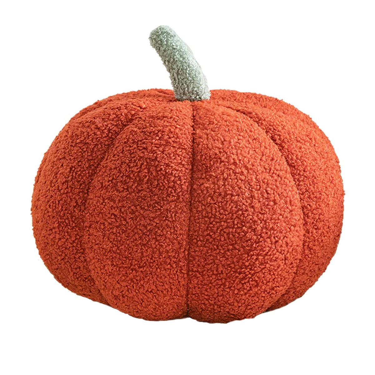 3D Simulated Pumpkin Pillow Plush Pillow Sofa Cushion (7.8inch, Red)