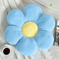 Flower Pillow,15.75" Daisy Pillow Purple Decorative Pillows