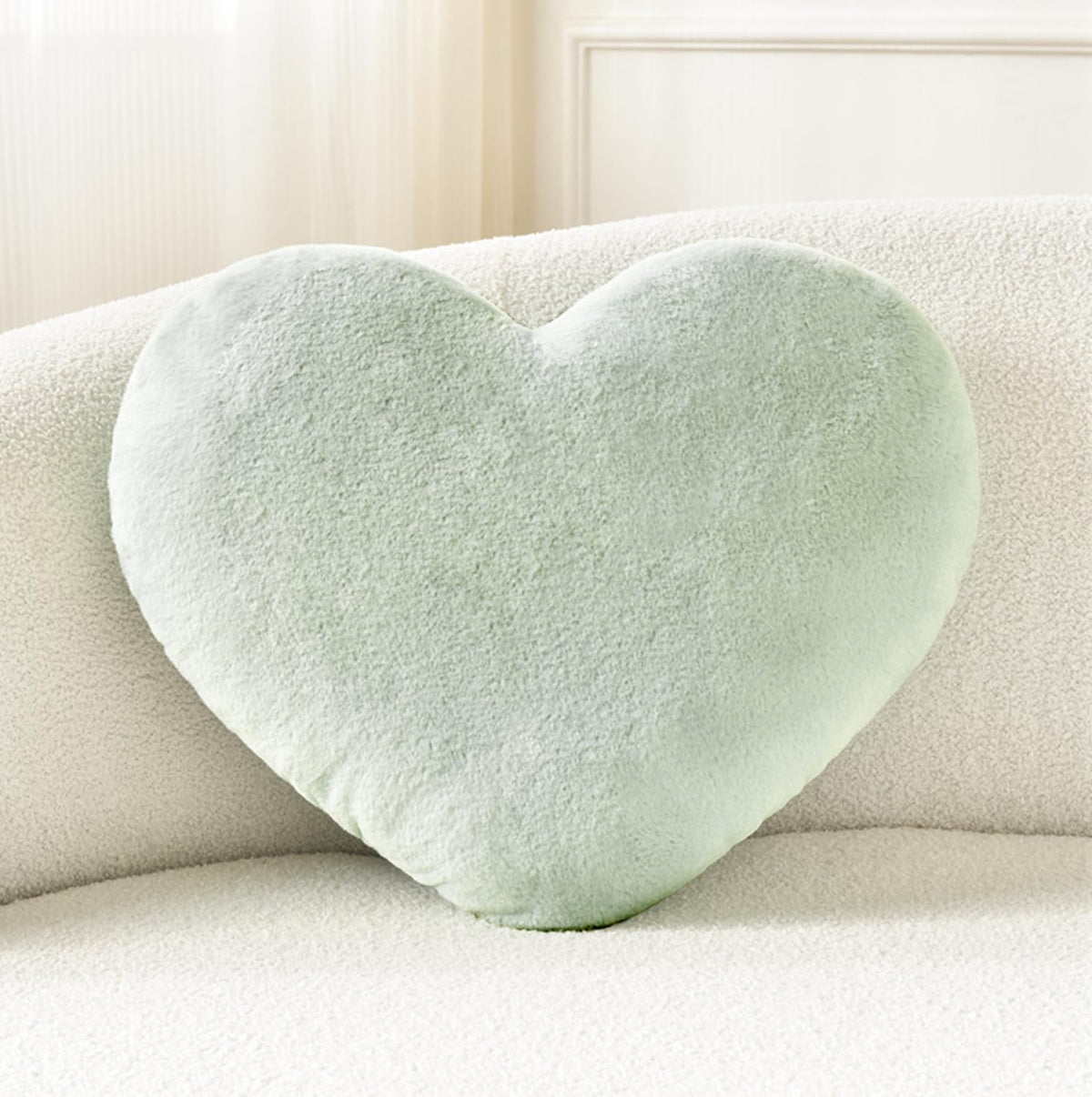 Petrella Purple Throw Pillows, Cute Decorative Heart Pillow 13 x 10 in