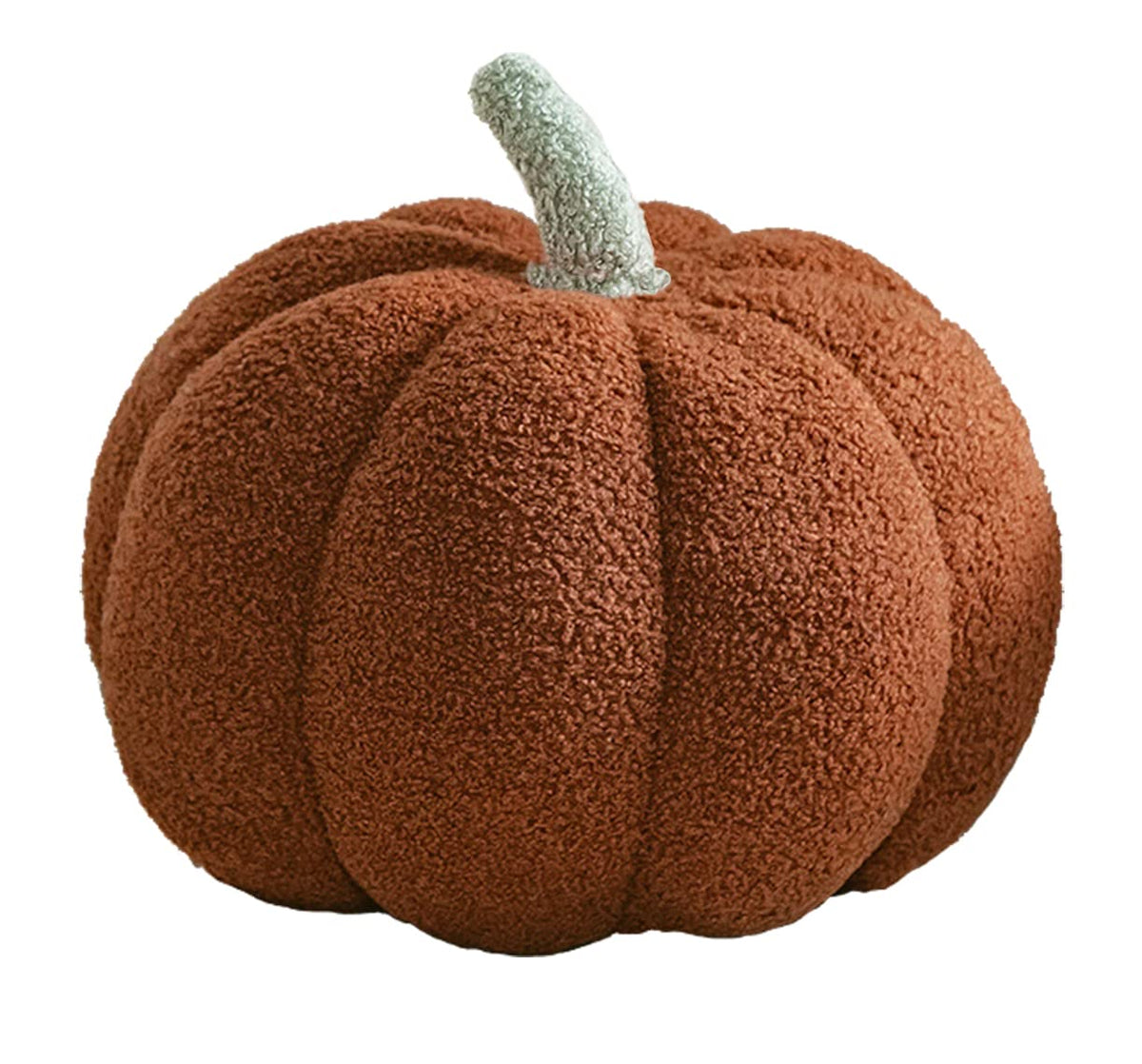 3D Simulated Pumpkin Pillow Plush Pillow Sofa Cushion (7.8inch, Red)
