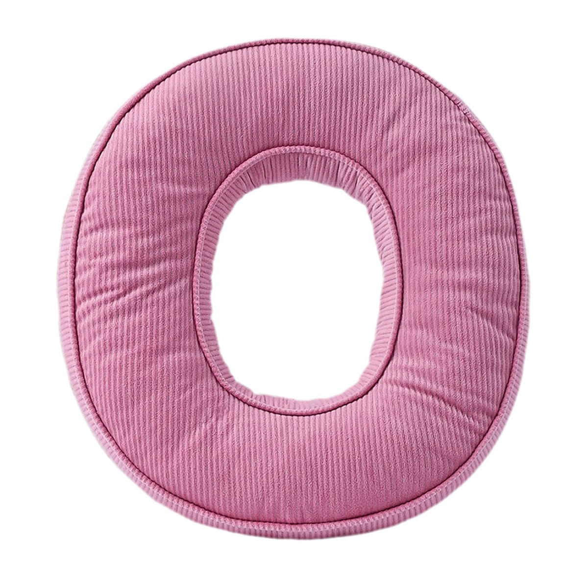 Pink Letter Plush Pillow, Letter Hugging Throw Pillows, Decorative Corduroy Initial Letter Shaped Throw Pillows, Alphabet Pillows A to Z for Sofa Bedroom Living Room (13.39, Inches, 3.54, Inches, P)