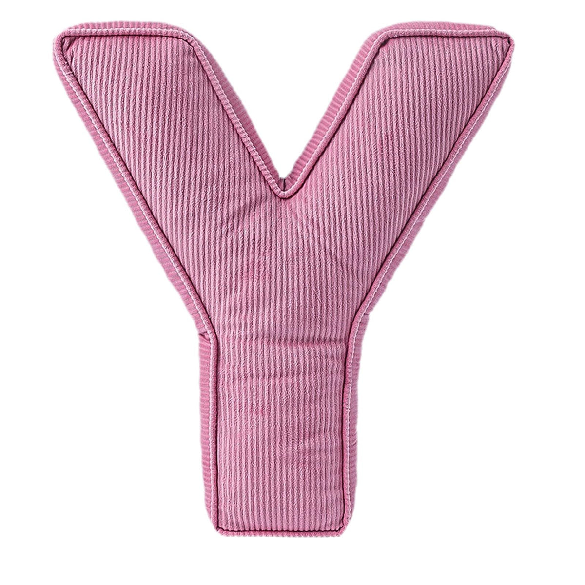 Pink Letter Plush Pillow, Letter Hugging Throw Pillows, Decorative Corduroy Initial Letter Shaped Throw Pillows, Alphabet Pillows A to Z for Sofa Bedroom Living Room (13.39, Inches, 3.54, Inches, P)