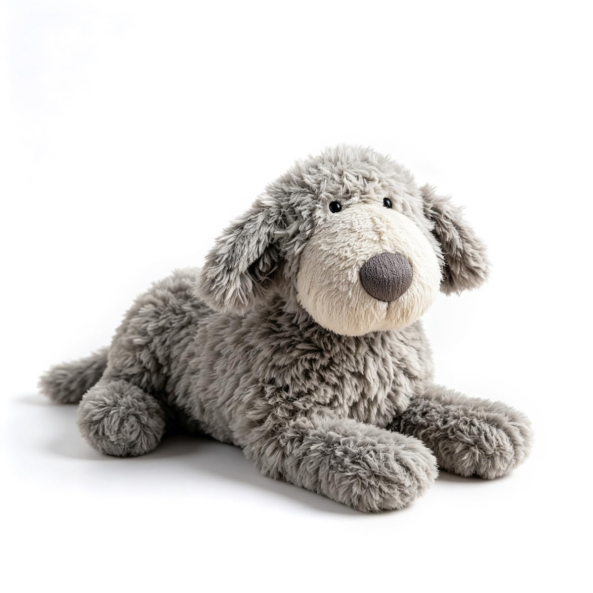 Lying Brown Otter Plush Throw Pillow – Cute Lying Pose, a Soft Cushion & Stylish Decor Stuffed Toy in One.