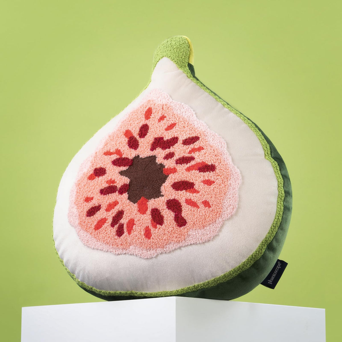 Phantoscope Fruit Shaped Pillow Series Cherry Shaped Throw Pillow, Fun Home Decor of Fruit Themed Cushions, Fall Decorative Pillow for Couch, Bed and Chair, Red, 15 x6.5 inches