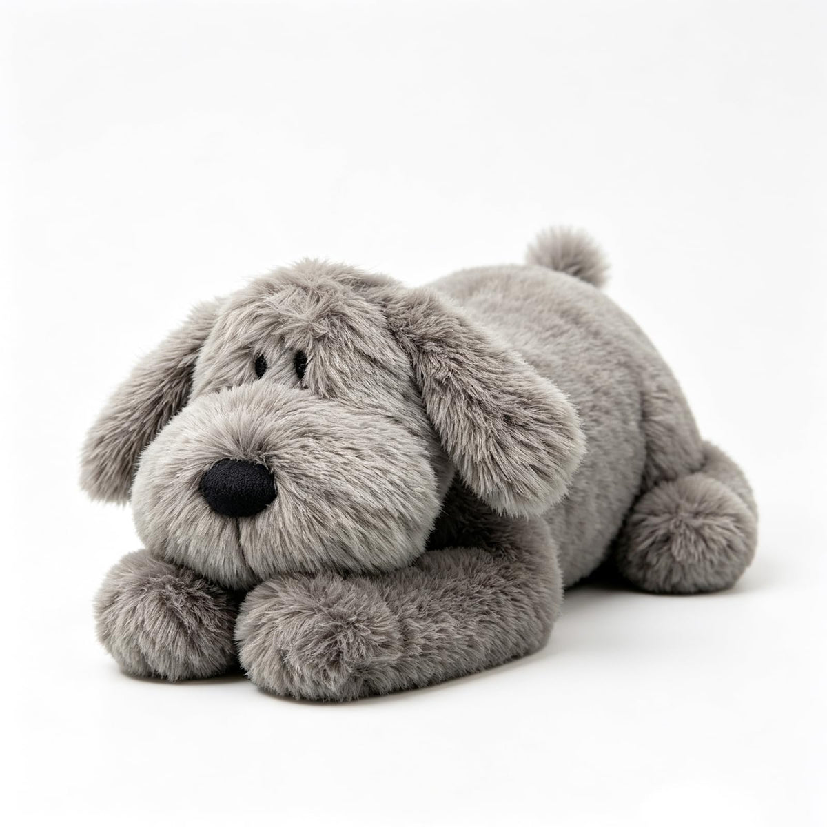 Lying Brown Otter Plush Throw Pillow – Cute Lying Pose, a Soft Cushion & Stylish Decor Stuffed Toy in One.