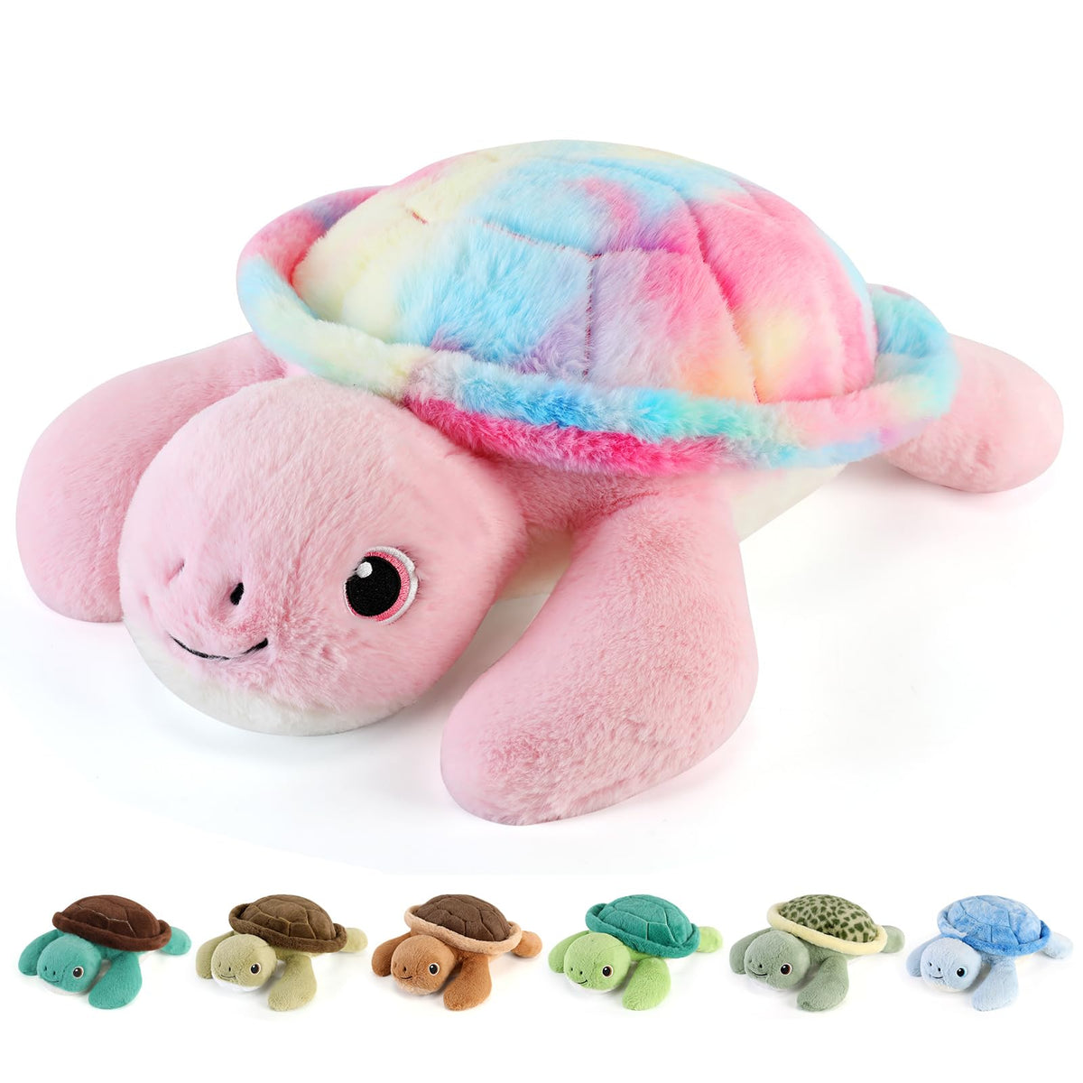 gnomantic Cow Weighted Stuffed Animals, Plush Pillow for Kids