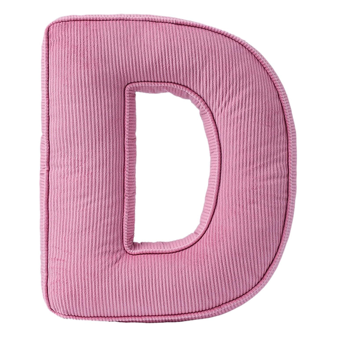 Pink Letter Plush Pillow, Letter Hugging Throw Pillows, Decorative Corduroy Initial Letter Shaped Throw Pillows, Alphabet Pillows A to Z for Sofa Bedroom Living Room (13.39, Inches, 3.54, Inches, P)
