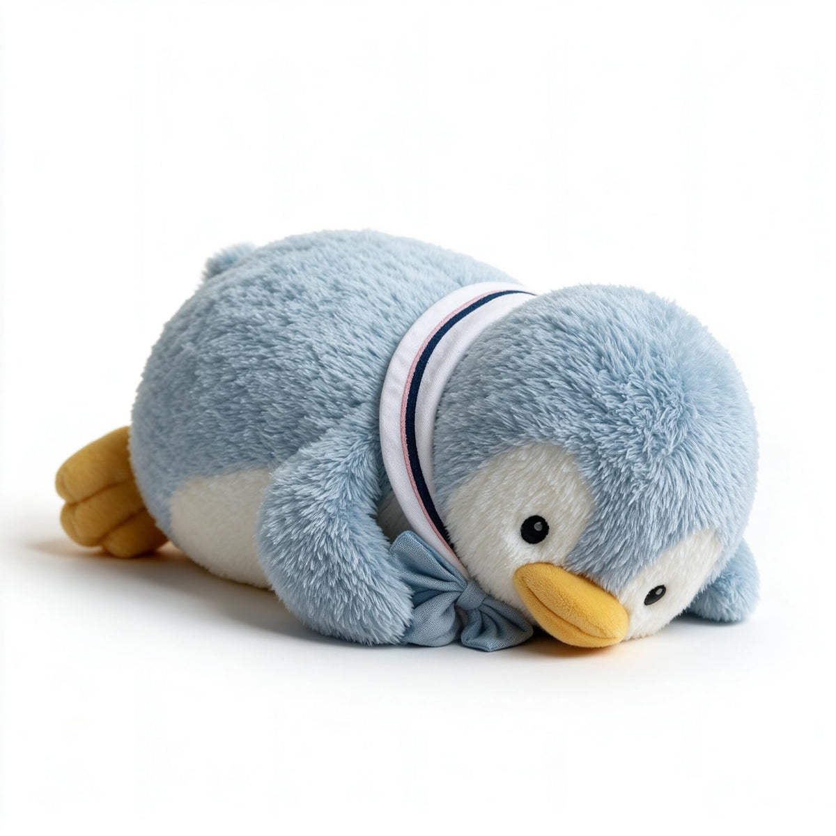 Lying Brown Otter Plush Throw Pillow – Cute Lying Pose, a Soft Cushion & Stylish Decor Stuffed Toy in One.