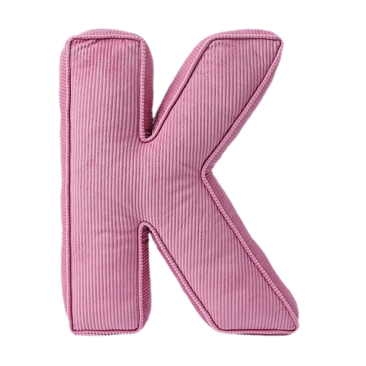 Pink Letter Plush Pillow, Letter Hugging Throw Pillows, Decorative Corduroy Initial Letter Shaped Throw Pillows, Alphabet Pillows A to Z for Sofa Bedroom Living Room (13.39, Inches, 3.54, Inches, P)