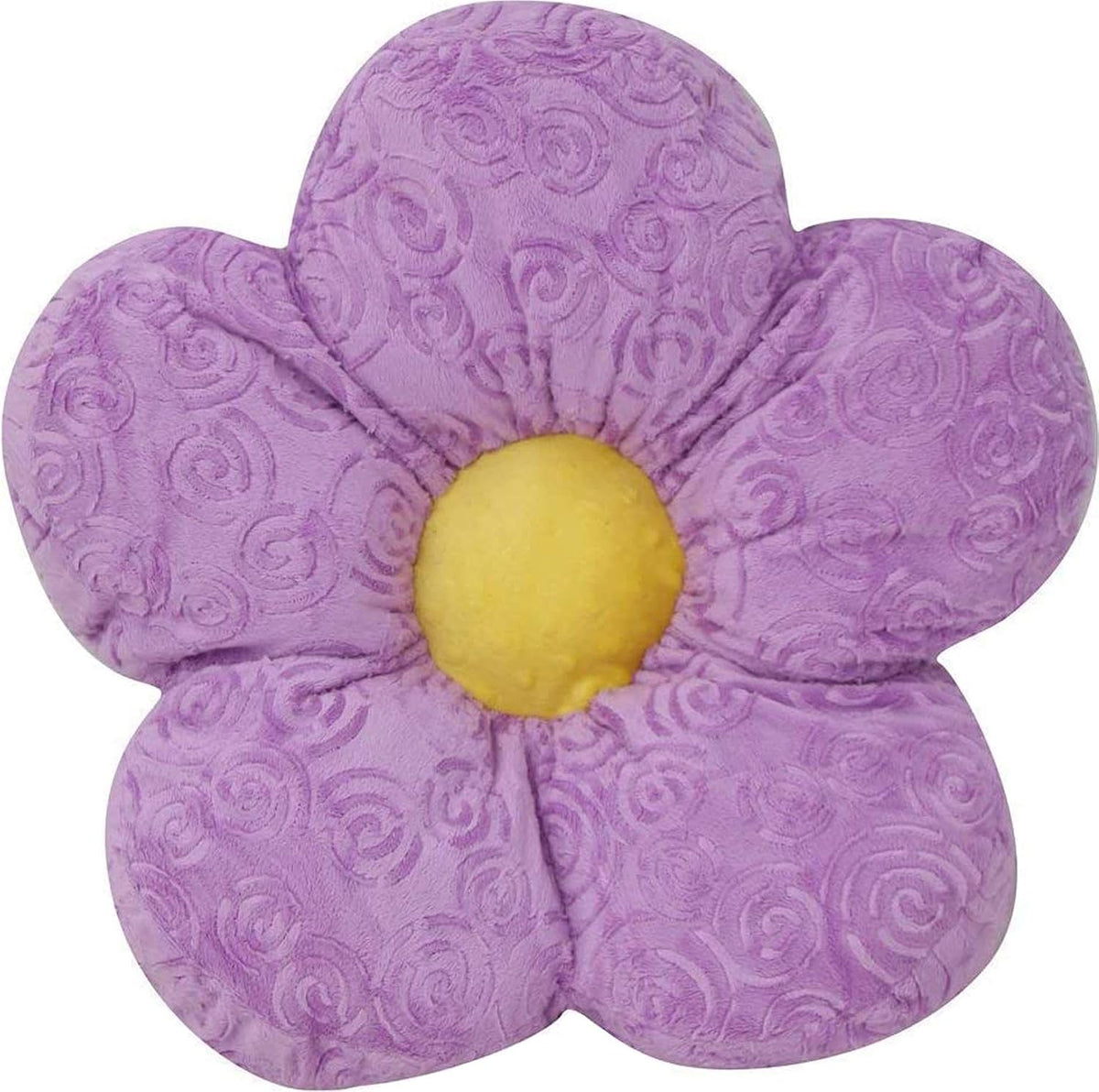 Snuggle Stuffs 13" Minky Flower White Daisy Throw Pillow