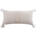 Levtex Home - Adare Taupe - Decorative Pillow (18x18in.) - Floral - Taupe, Grey and Cream