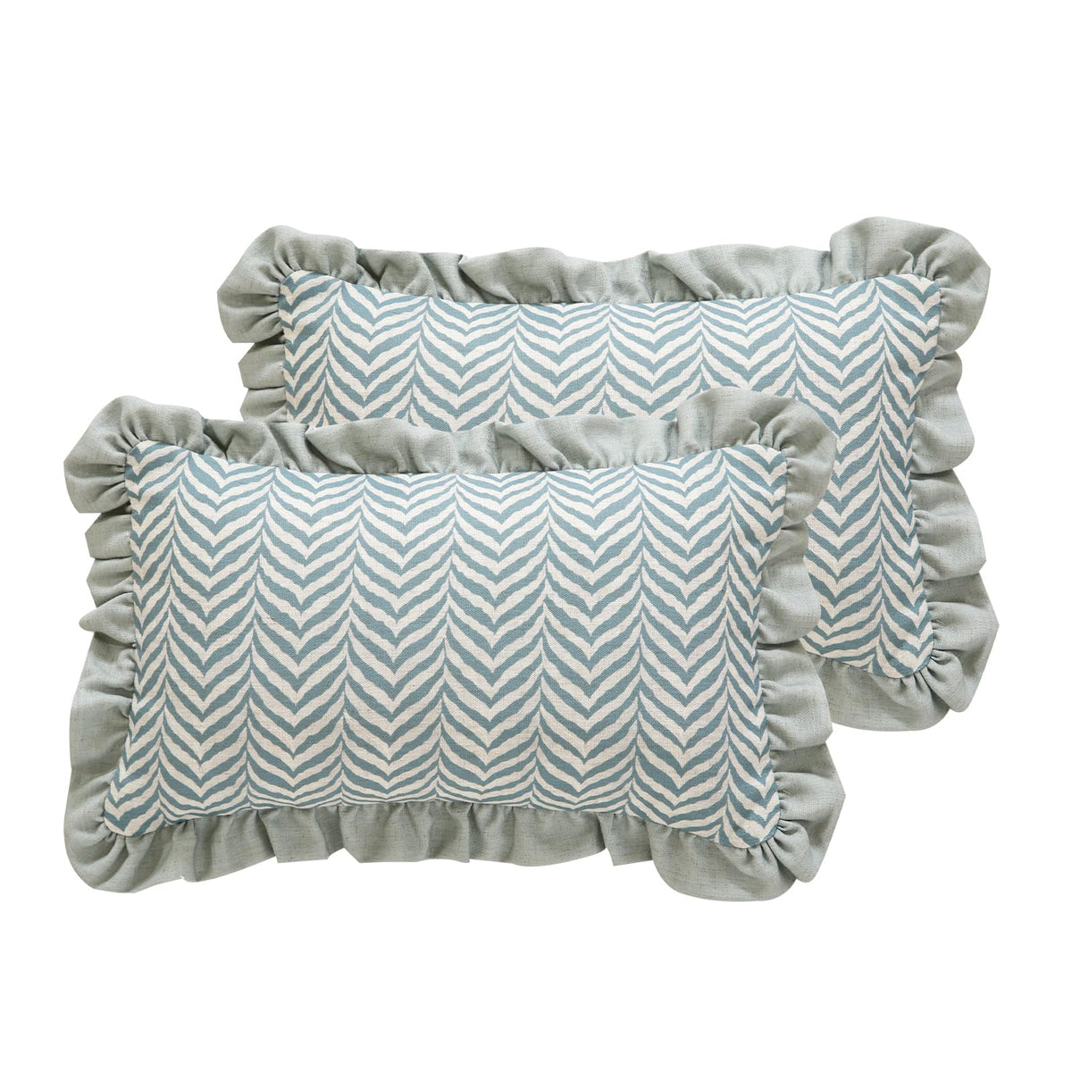 ISAENNE Vintage Elegant Linen Square Throw Pillow Cover,18"x18"-Albano A