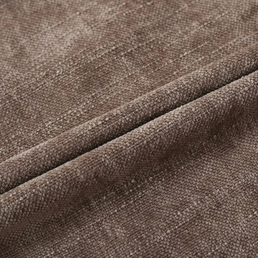 Set of 2 Soft Textured Decorative Throw Pillow Covers 18x18 Inch Cozy Farmhouse Cushion Cover Square Accent Pillow Cases for Bed Couch Sofa Living Room, Taupe Grey