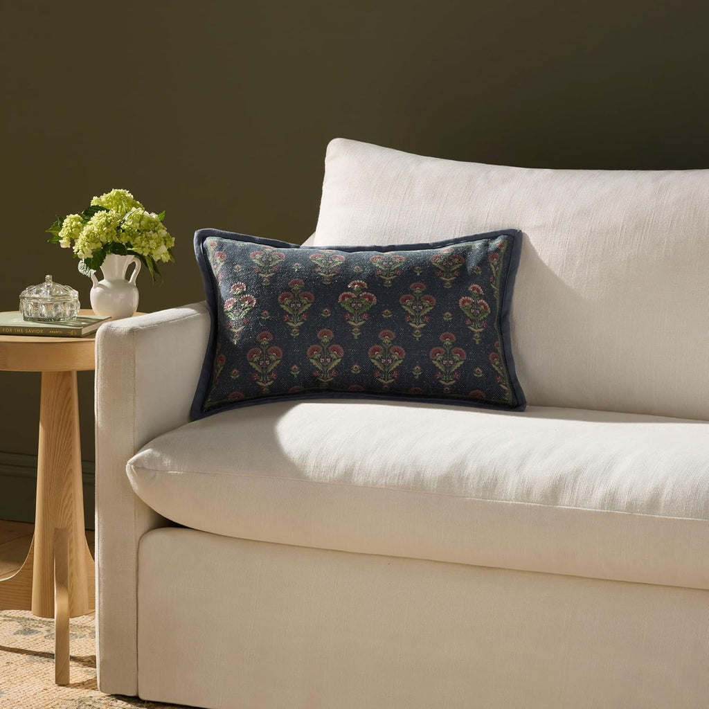 Loloi Chris Loves Julia Marigold Blue/Multi Cover Only Pillow