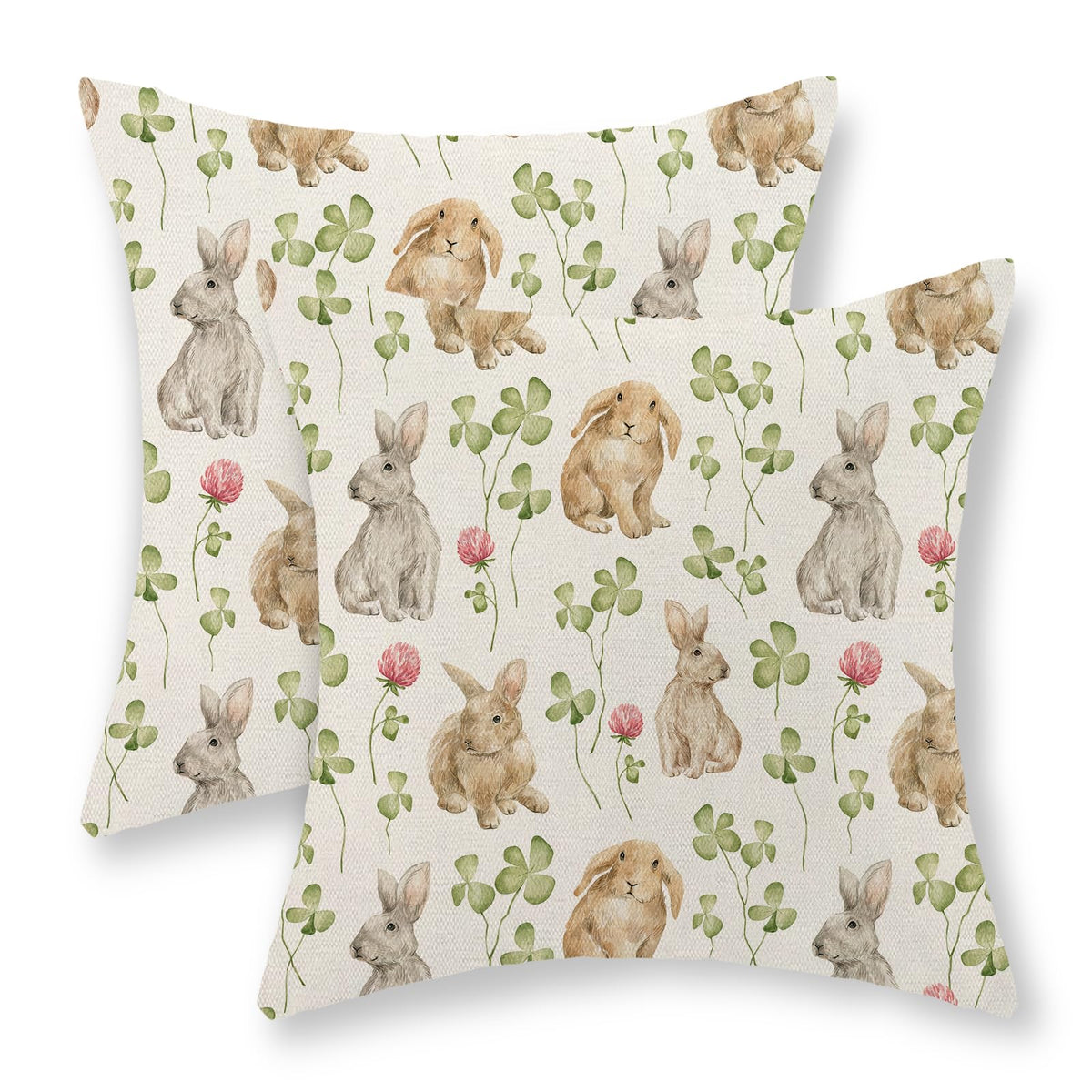 Sage Green Pillow Covers 18x18 Set of 2 Light Green Chinoiserie Bird Floral Throw Pillows Outdoor Decor Vintage Hummingbird Flower Pillow Cases Linen Decorative Cushion Cover for Couch Sofa