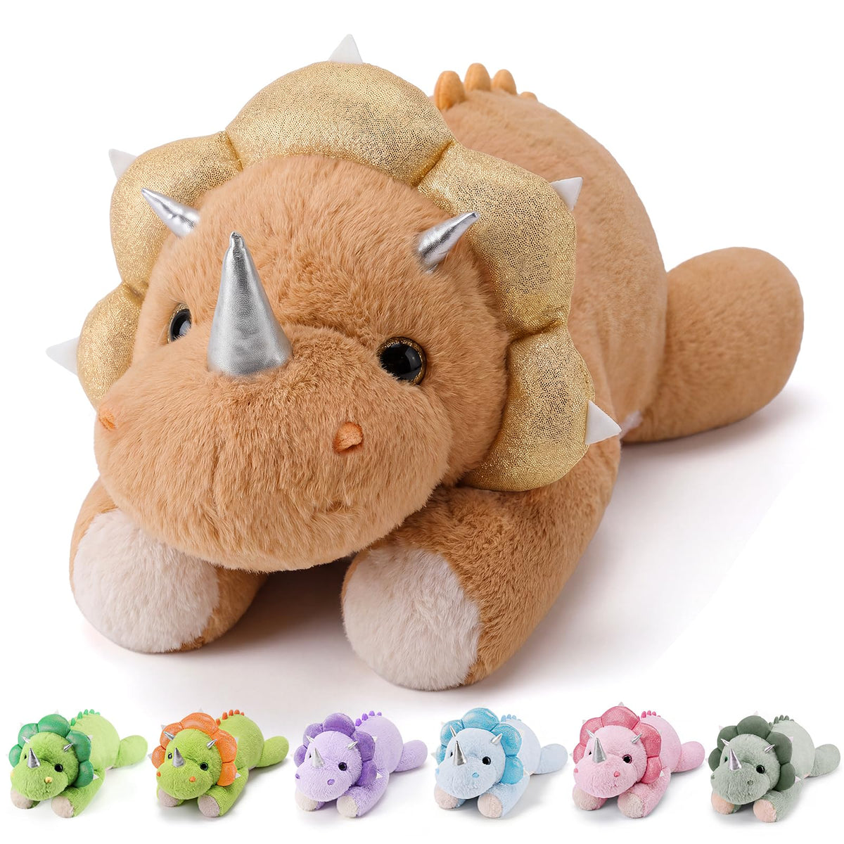 gnomantic Turtle Weighted Stuffed Animals, Plush Pillow for Kids