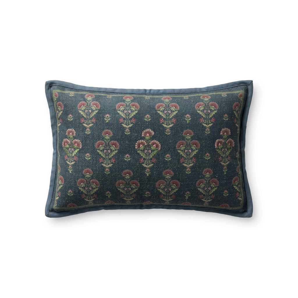 Loloi Chris Loves Julia Marigold Blue/Multi Cover Only Pillow