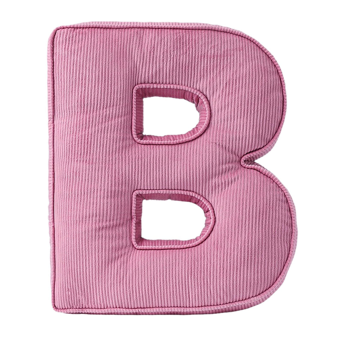 Pink Letter Plush Pillow, Letter Hugging Throw Pillows, Decorative Corduroy Initial Letter Shaped Throw Pillows, Alphabet Pillows A to Z for Sofa Bedroom Living Room (13.39, Inches, 3.54, Inches, P)