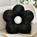 Flower Pillows, Soft Flower Shaped Pillow with Home Decorative for Couch Chair Bed,Flower Floor Throw Pillows for Adults Bedroom Living Room (White, 15 Inches)