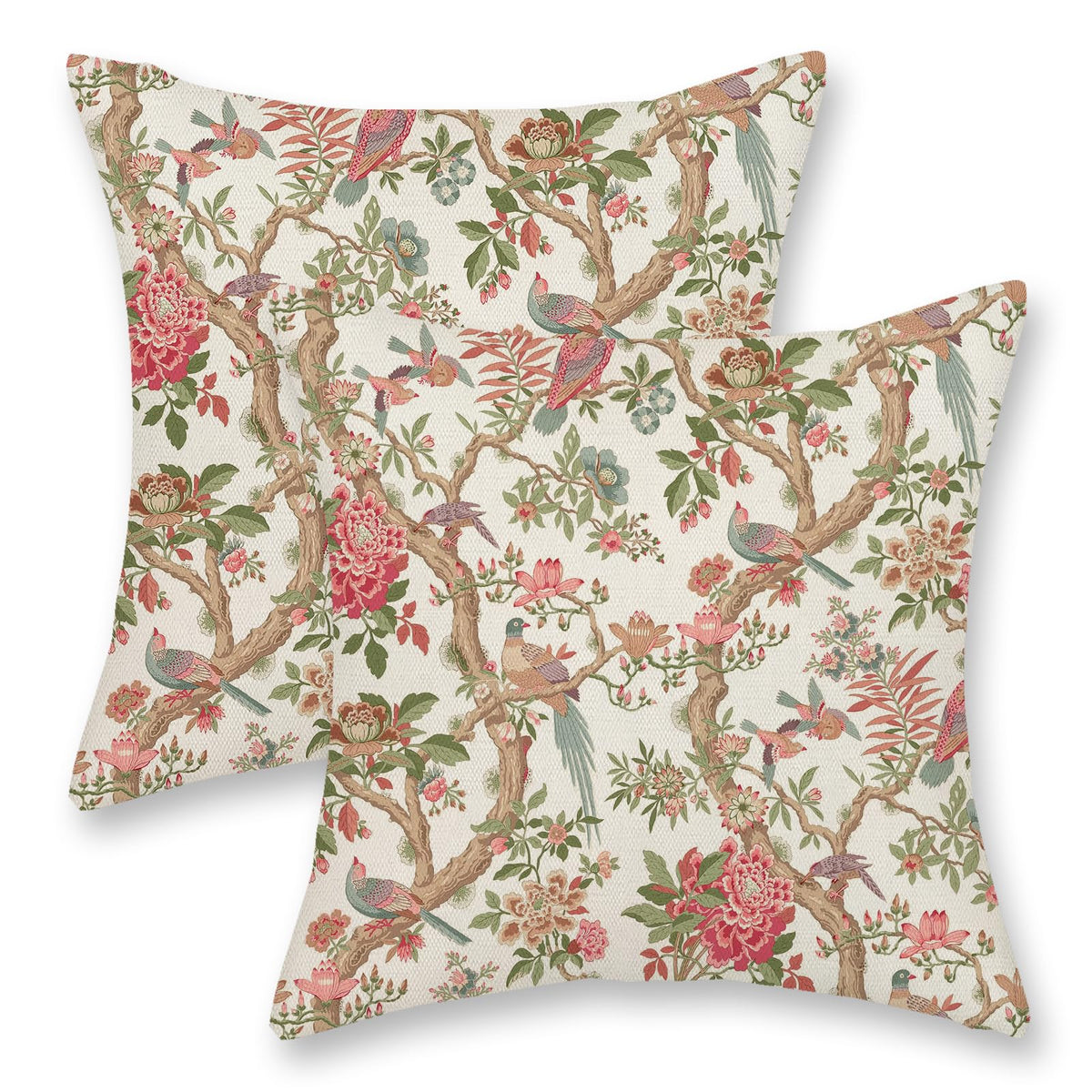 Boho Pillow Covers 18x18 Inch 2 Pcs Vintage Burnt Orange Grey Beige Carpet Pattern Ethnic Decor Throw Pillows Retro Outdoor Farmhouse Decoration Pillowcase Linen Cushion Cover for Couch Sofa