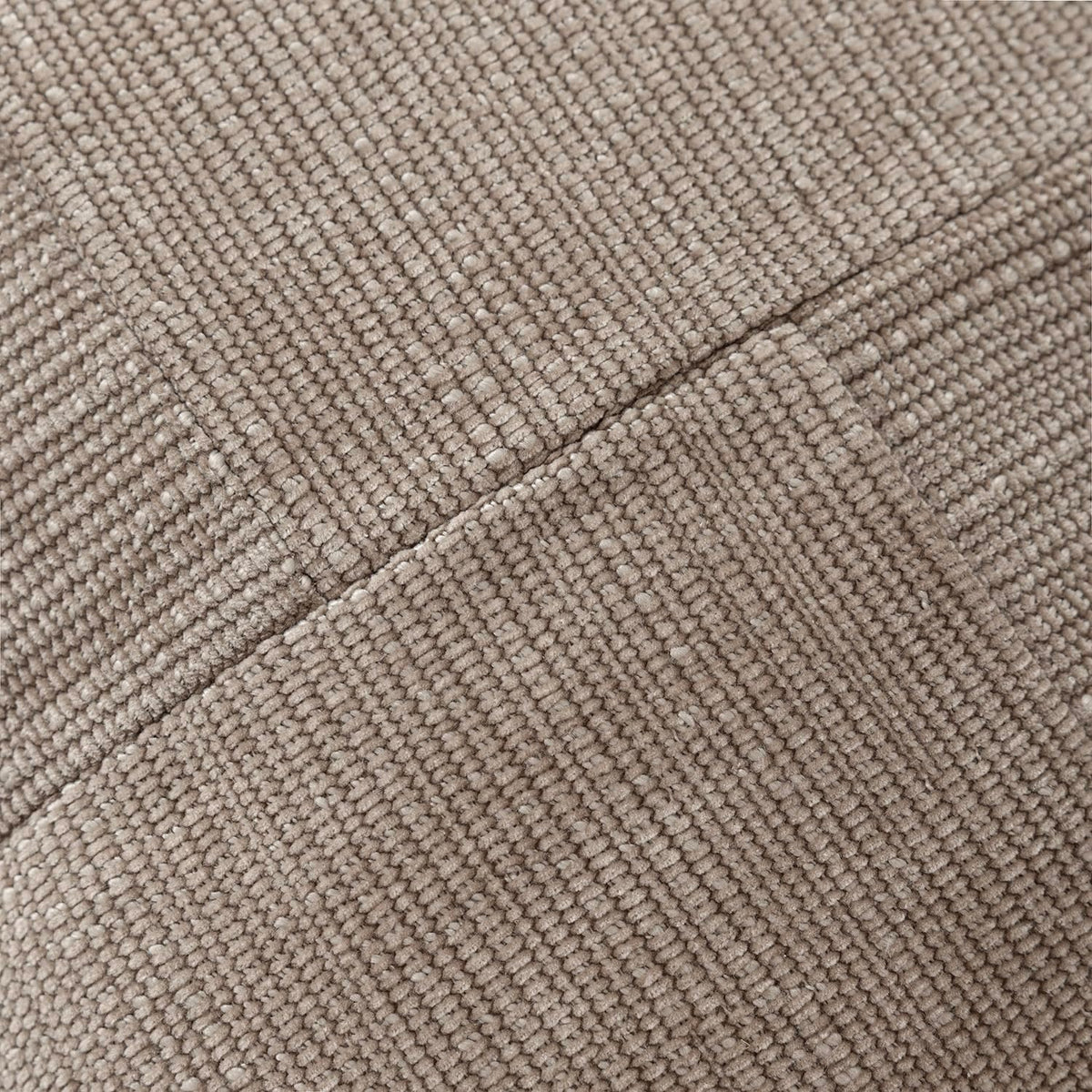Foindtower Set of 2 Decorative Patchwork Chenille Throw Pillow Covers Textured Modern Vintage Cushion Cover Neutral Boho Accent Home Decor for Sofa Chair Couch Bed Living Room,20×20 Inch,Taupe Gray