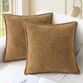 CaliTime Decorative Couch Throw Pillow Covers 18 X 18 Inches Smoke Blue