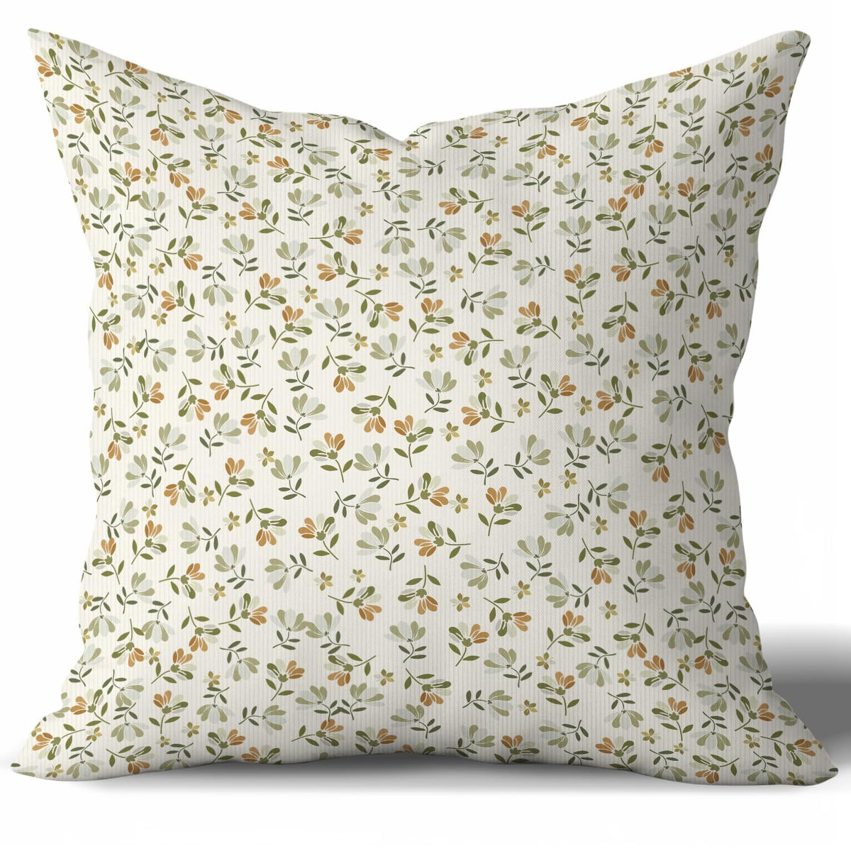 Vintage Blue Floral Throw Pillow Covers 18x18inch,William Morris Inspired Botanical Art Decorative Pillowcase Cushion Cover for Sofa Living Room Bed,Square Home Decor