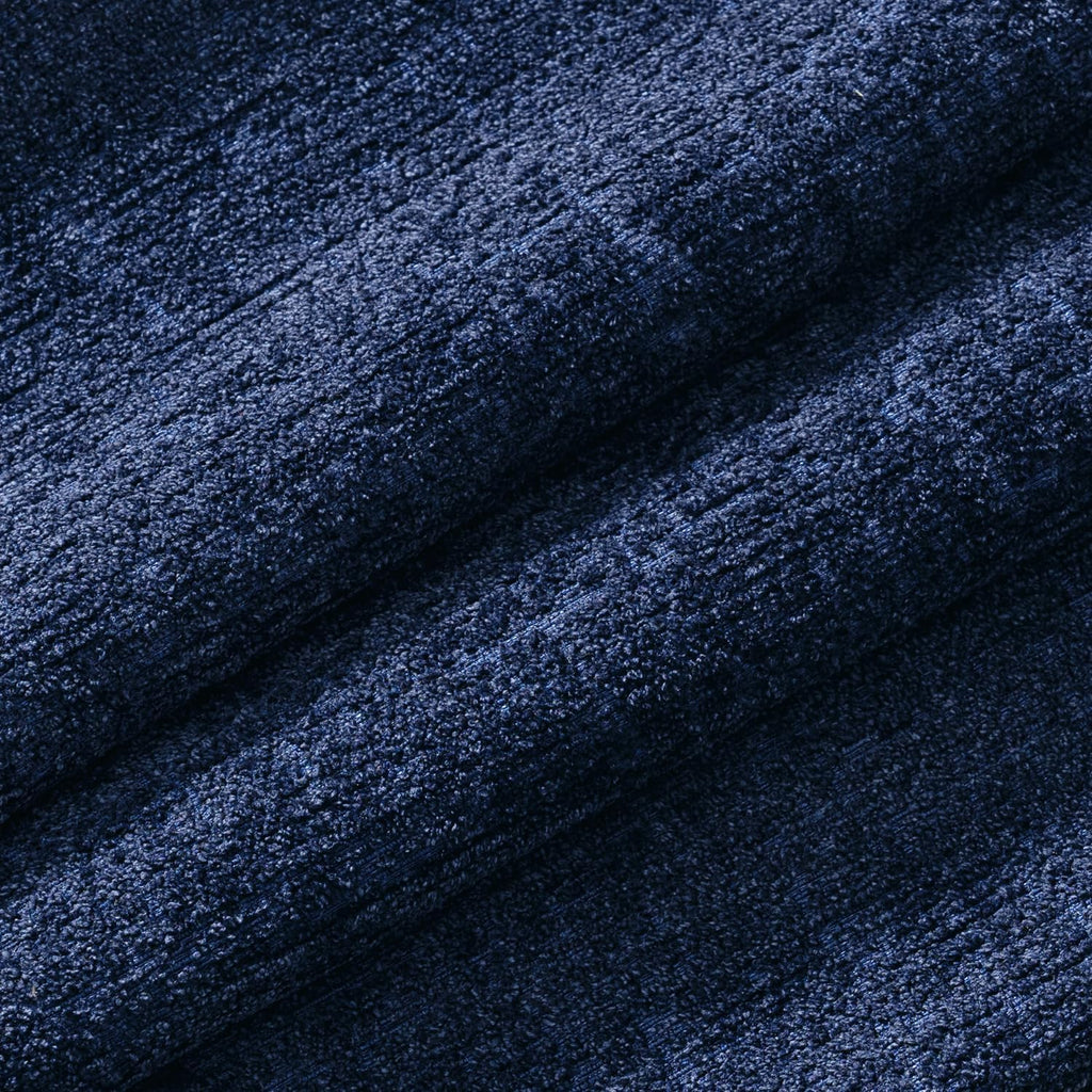 MIULEE Couch Pillow Covers Textured Chenille Home Decor 20x20 Navy Blue