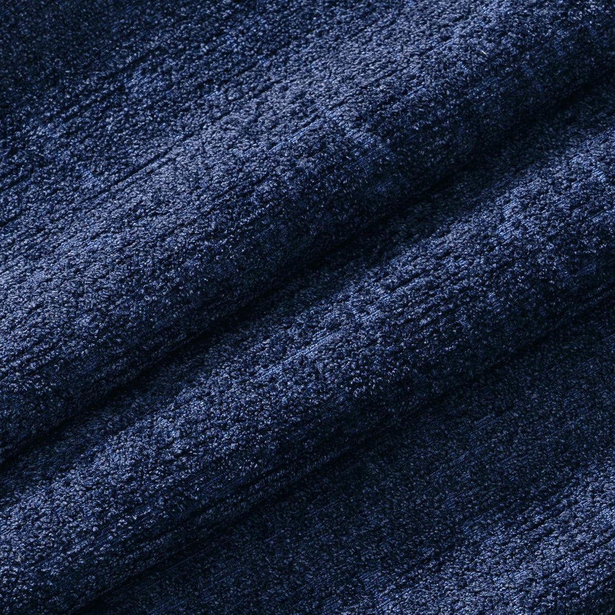 MIULEE Couch Pillow Covers Textured Chenille Home Decor 20x20 Navy Blue