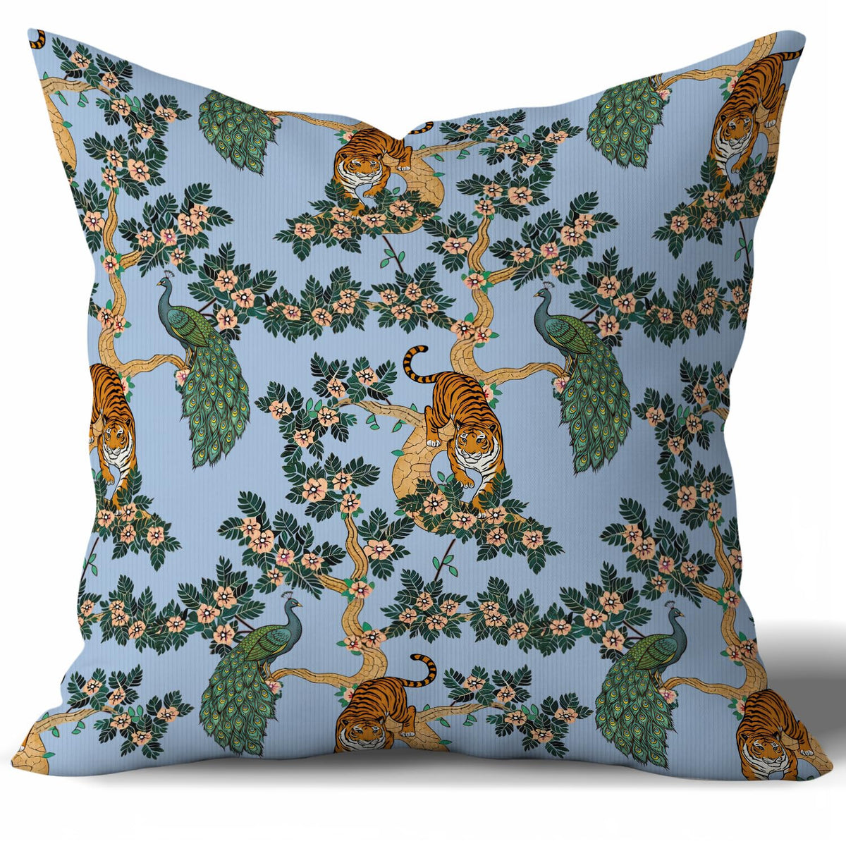 Vintage William Morris Inspired Poppy Floral Throw Pillow Cover 18×18,Olive Green Botanical Cushion Cover,Retro Floral Art Decorative Square Double-Sided Pillowcase for Sofa Bed Farmhouse
