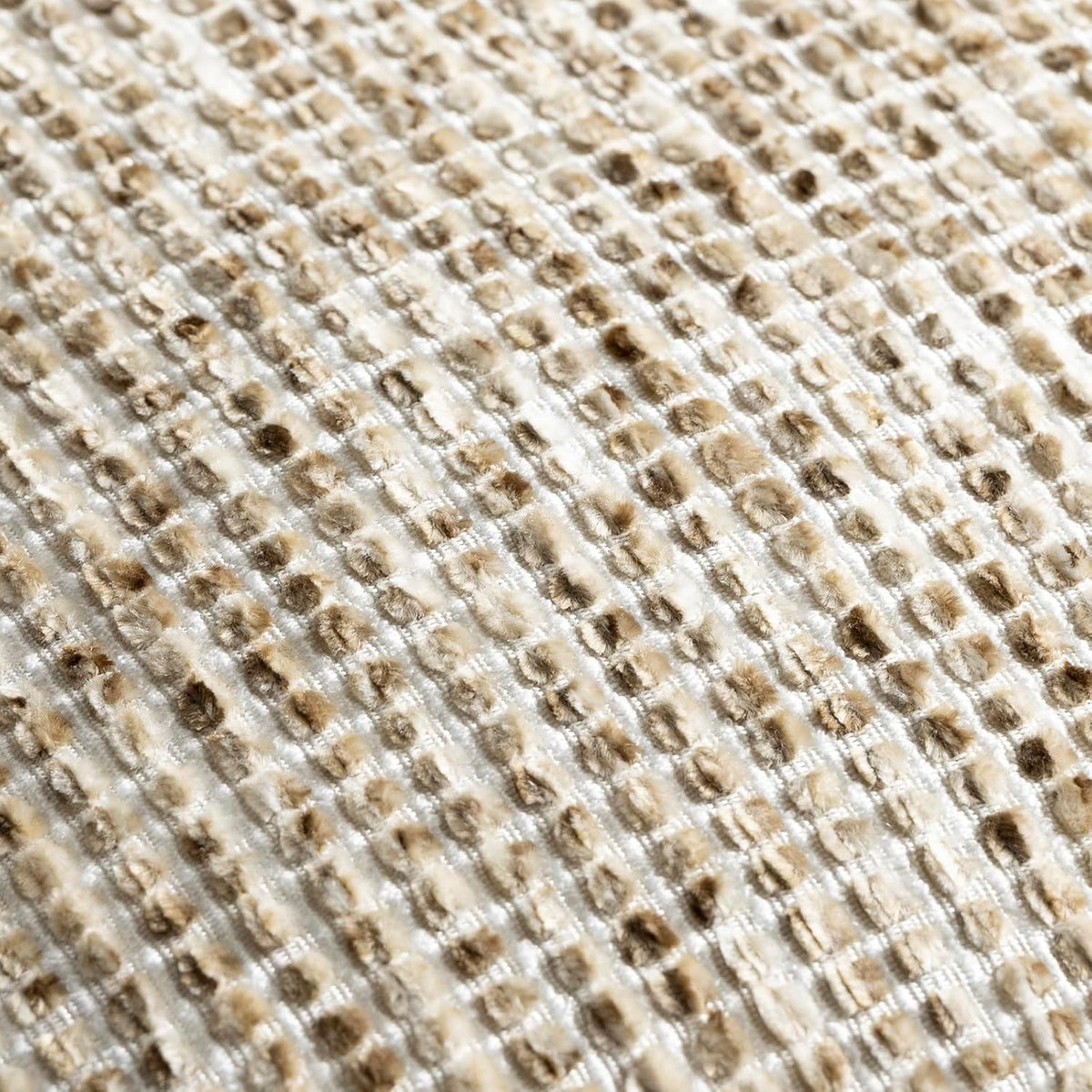 Pack of 2 Neutral Throw Pillow Covers 18x18 Boho Textured Dots Stripe Chenille Square Decorative Pillow Cases Accents for Living Room Couch Bed Farmhouse Home Decor, Taupe