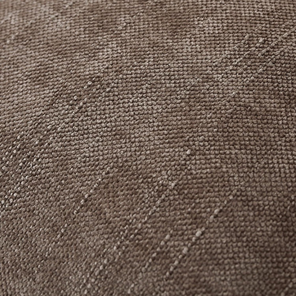 Set of 2 Soft Textured Decorative Throw Pillow Covers 18x18 Inch Cozy Farmhouse Cushion Cover Square Accent Pillow Cases for Bed Couch Sofa Living Room, Taupe Grey